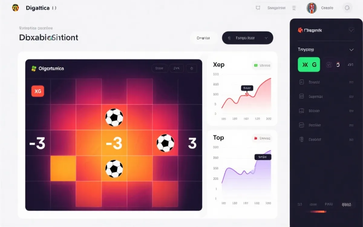 比分概率矩阵示意图：0-3球概率网格与Top比分标注